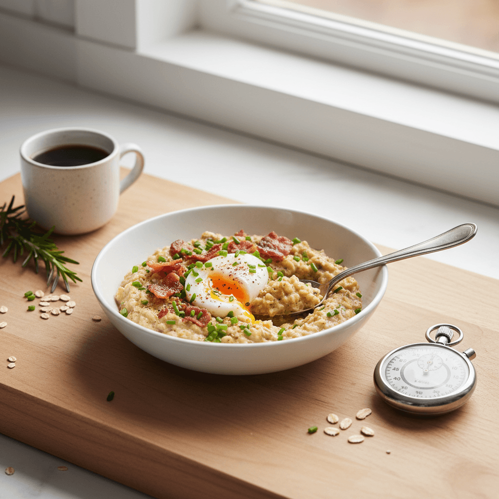 Why Your Morning Mood Craves Savory Oatmeal: The 90-Second Rule That Turns Bland into Brilliant
