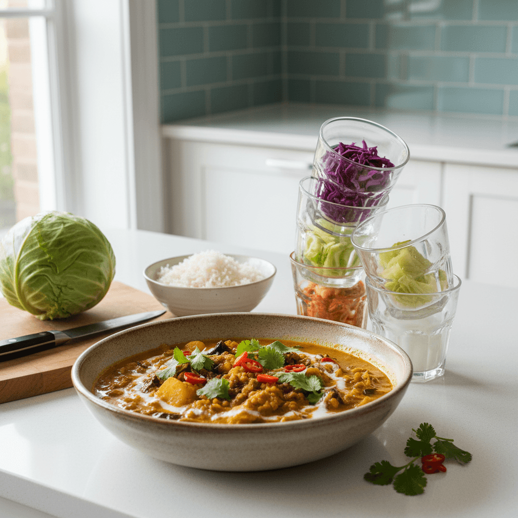 The 5-Day Cabbage Curry Experiment: What 8 Cups of This “Boring” Veg Did to My Gut
