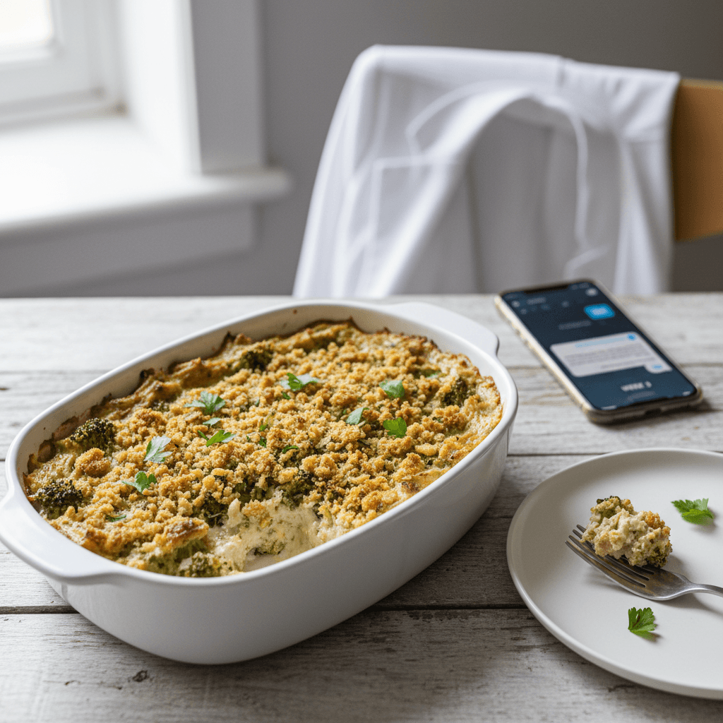 I Made Grandma’s Broccoli Casserole Vegan for 30 Days. Her Doctor Texted Me at Week 3