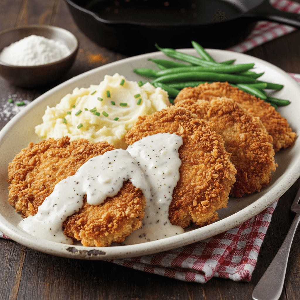 Crispy Seitan Cutlets That Actually Taste Like Grandma’s Country-Fried Steak—Without the Chicken