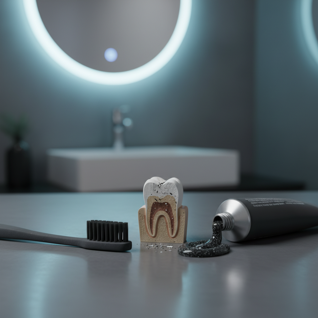 The ‘Healthy’ Lie: Your Charcoal Toothpaste Is Quietly Eroding Enamel (Dentists Warn)
