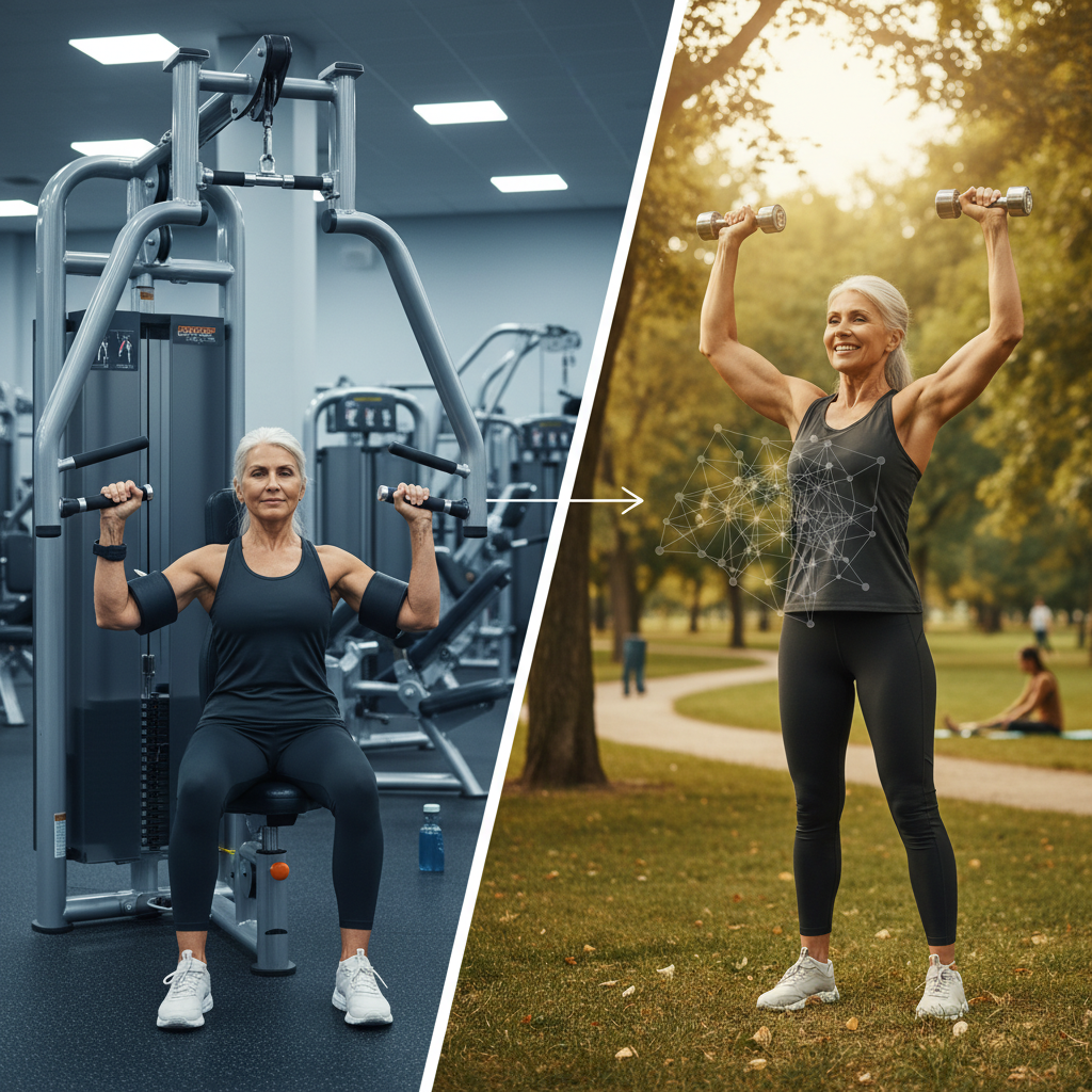 After 60: Your Gym Machines Limit Upper Body Strength. Standing Builds More (Science Reveals)